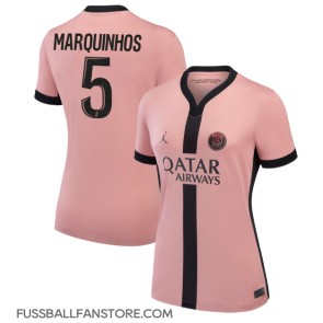 Paris Saint-Germain Marquinhos #5 Replik 3rd trikot Damen 2024-25 Kurzarm